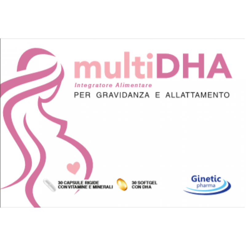 MultiDHA Integratore Per Gravidanza 30 Capsule + 30 Softgel - Integratori prenatali e postnatali - 978502247 -  - € 18,74