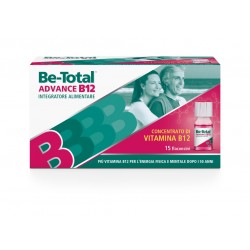 Be-Total Advance B12 Integratore Per Stanchezza Fisica e Mentale 15 Flaconcini - Vitamine e sali minerali - 941963528 - Be-To...