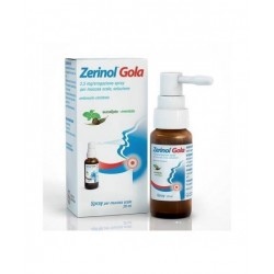 Zerinol Gola 2,5 Mg/erogazione Spray Per Mucosa Orale 20 Ml - Farmaci da banco - 041239308 - Zerinol - € 11,50