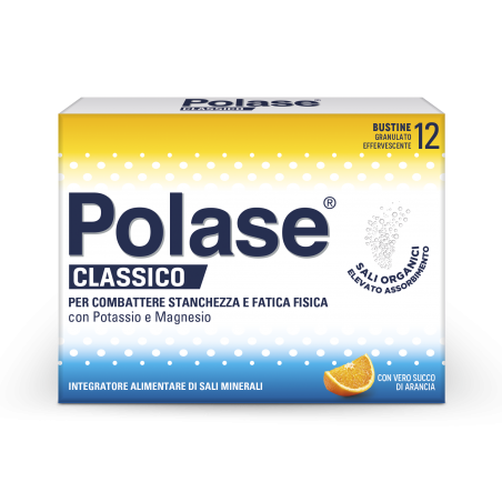 Polase Classico Per Stanchezza e Affaticamento Arancia 12 Bustine - Vitamine e sali minerali - 981363967 - Polase - € 8,49