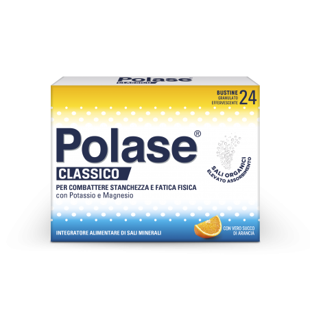 Polase Classico Magnesio e Potassio Arancia 24 Bustine Polase - 1 Polase Classico Magnesio e Potassio Arancia 24 Bustine Polase - 1