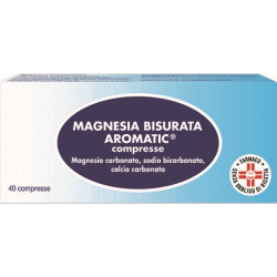 Aromatic Magnesia Bisurata Per Iperacidità 40 Compresse - Farmaci per bruciore e acidità di stomaco - 005781036 - Aromatic - ...