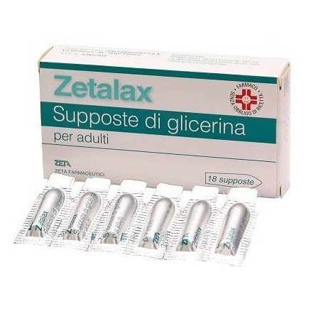 Zeta Farmaceutici Zetalax Supposte Di Glicerina per Adulti - Farmaci per stitichezza e lassativi - 028837019 - Zeta Farmaceut...