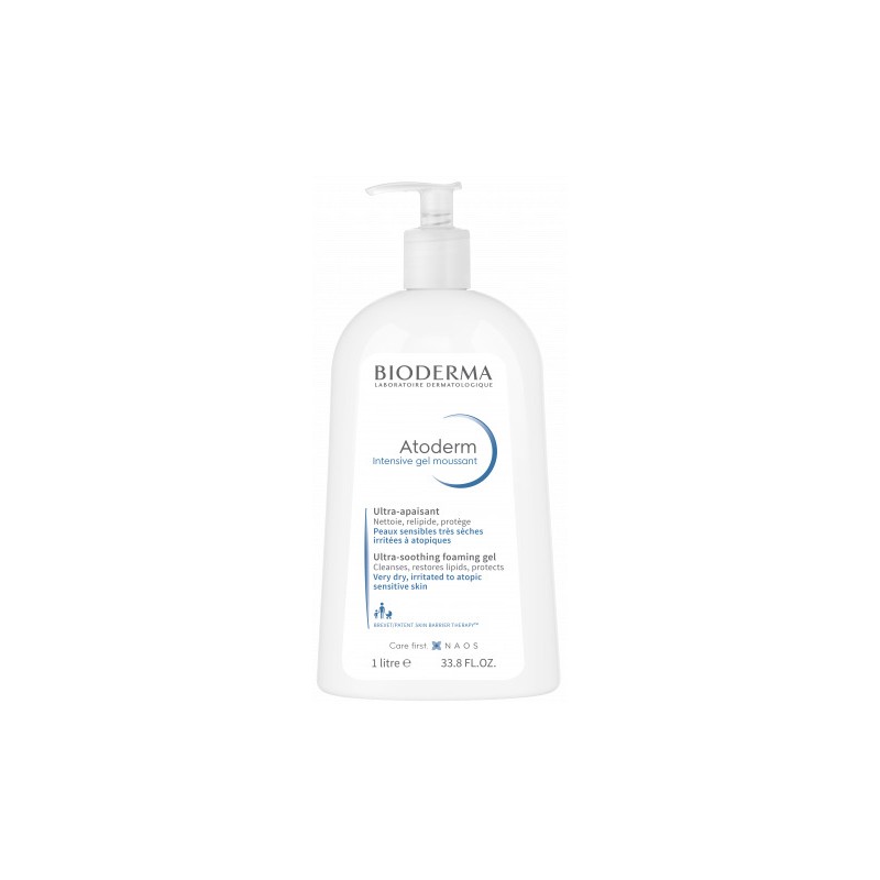 Bioderma Italia Atoderm Intensive Gel Moussant 1 Litro - Bagnoschiuma e detergenti per il corpo - 927123467 - Bioderma - € 20,15