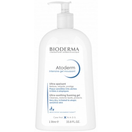 Bioderma Italia Atoderm Intensive Gel Moussant 1 Litro - Bagnoschiuma e detergenti per il corpo - 927123467 - Bioderma - € 20,28