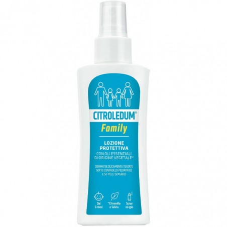 Citroledum Family Lozione Spray Protettiva Contro Insetti 100 Ml - Insettorepellenti - 984401923 - Citroledum - € 9,45