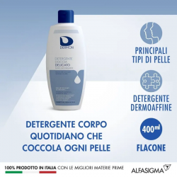 Dermon Detergente Doccia Delicato Ad Azione Antiossidante ed Idratante 400 Ml - Bagnoschiuma e detergenti per il corpo - 9813...