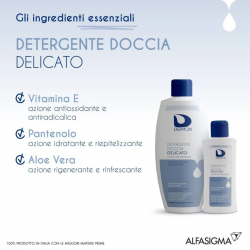 Dermon Detergente Doccia Delicato Ad Azione Antiossidante ed Idratante 400 Ml - Bagnoschiuma e detergenti per il corpo - 9813...