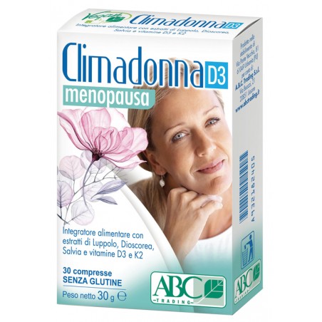 A. B. C. Trading Climadonna D3 30 Compresse - Integratori per ciclo mestruale e menopausa - 932182405 - A. B. C. Trading - € ...