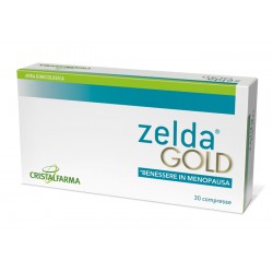 Cristalfarma Zelda Gold 30 Compresse Rivestite - Integratori per ciclo mestruale e menopausa - 979847112 - Cristalfarma - € 3...