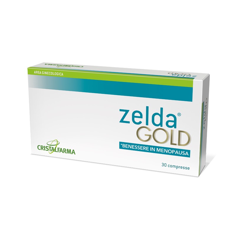 Cristalfarma Zelda Gold 30 Compresse Rivestite - Integratori per ciclo mestruale e menopausa - 979847112 - Cristalfarma - € 3...