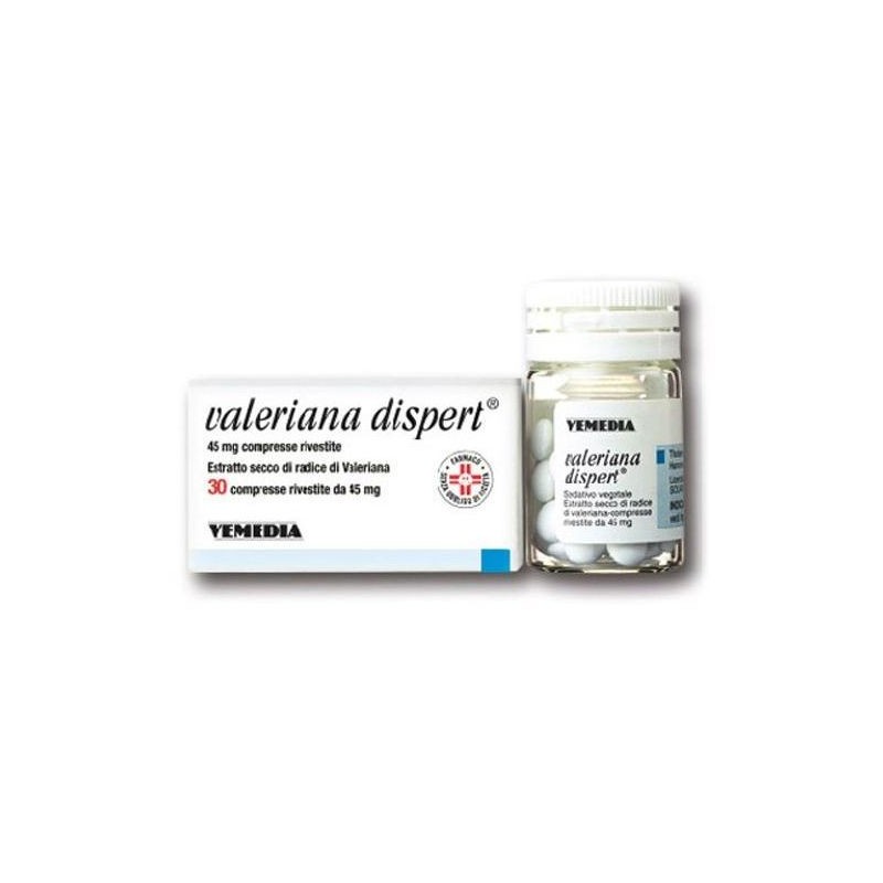 Vemedia Valeriana Dispert 45 Mg - 30 Compresse Rivestite - Farmaci per disturbi del sonno - 004853014 - Vemedia Pharma - € 7,15