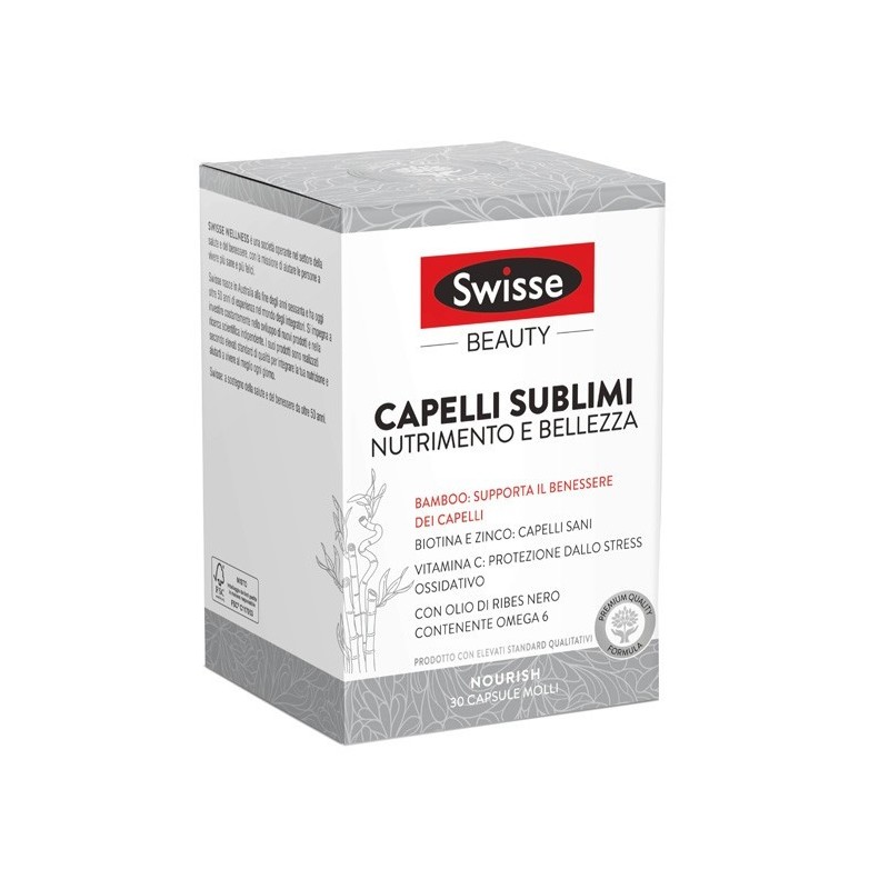 Swisse Capelli Sublimi 30 Capsule - Integratori per pelle, capelli e unghie - 980506378 - Swisse - € 19,74