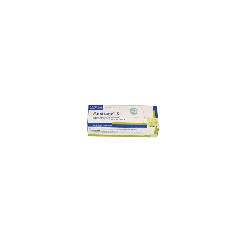 Virbac Anxitane S Supplemento Nutrizionale Scatola 30 Compresse Appetibili - Veterinaria - 911011144 - Virbac - € 24,97