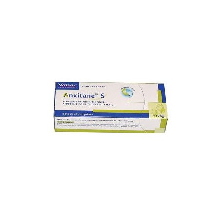 Virbac Anxitane S Supplemento Nutrizionale Scatola 30 Compresse Appetibili - Veterinaria - 911011144 - Virbac - € 24,97