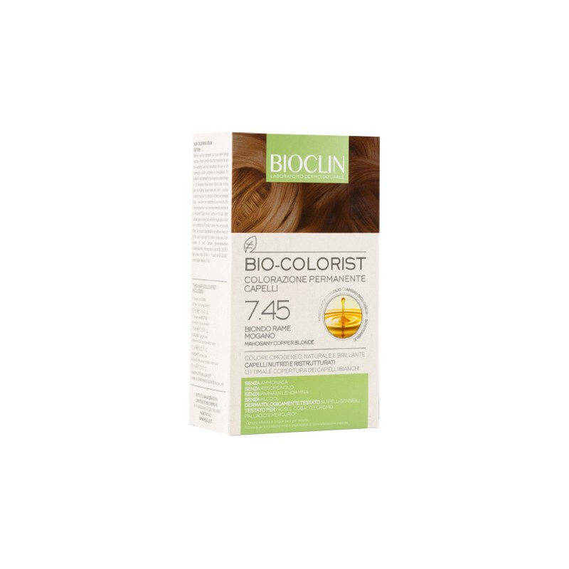 Ist. Ganassini Bioclin Bio Colorist 7,45 Biondo Rame Mogano - Tinte e colorazioni per capelli - 975025192 - Bioclin - € 14,64
