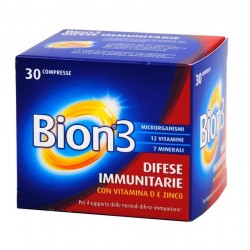 Bion 3 Integratore Per Difese Immunitarie Con Vitamina D 30 Compresse - Integratori per difese immunitarie - 980644405 - Bion