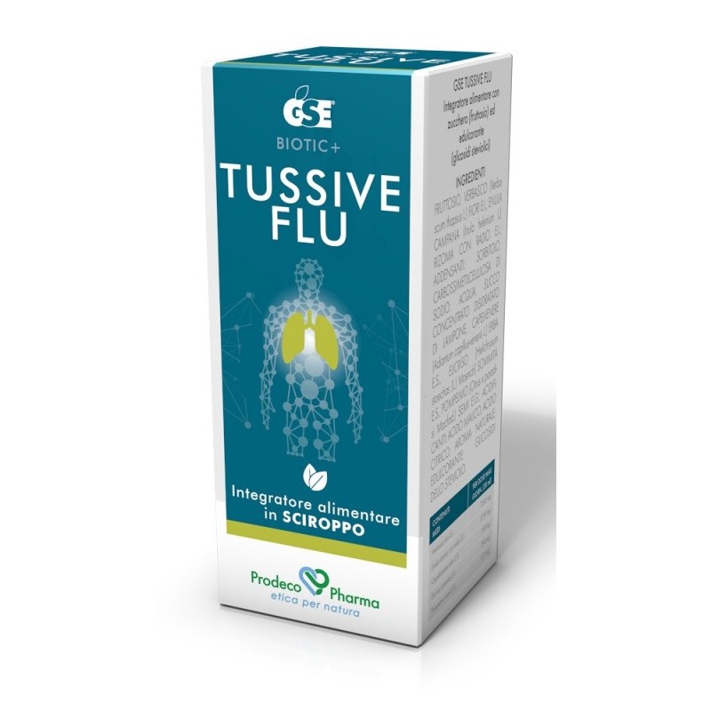 Prodeco Pharma Gse Tussive Flu 120 Ml - Prodotti fitoterapici per raffreddore, tosse e mal di gola - 975348285 - Prodeco Phar...