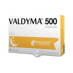 Dymalife Pharmaceutical Valdyma 500mg 30 Capsule - Integratori per umore, anti stress e sonno - 939385795 - Dymalife Pharmace...