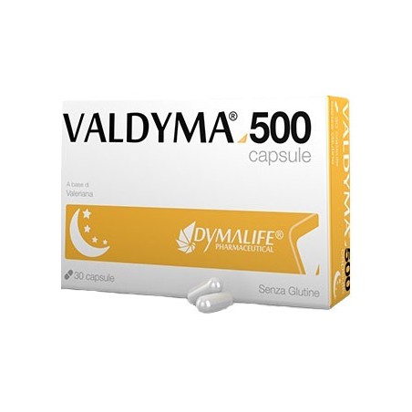 Dymalife Pharmaceutical Valdyma 500mg 30 Capsule - Integratori per umore, anti stress e sonno - 939385795 - Dymalife Pharmace...