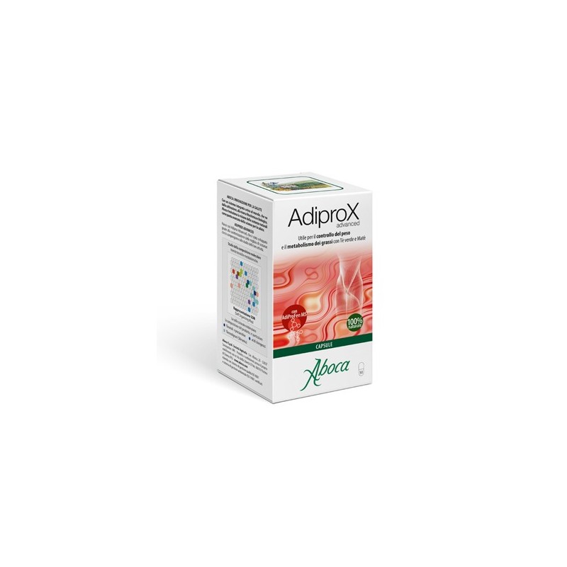 Aboca Adiprox Advanced Integratore Per Perdere Peso 50 Capsule - Integratori per dimagrire ed accelerare metabolismo - 973914...