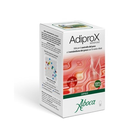 Aboca Adiprox Advanced Integratore Per Perdere Peso 50 Capsule - Integratori per dimagrire ed accelerare metabolismo - 973914...