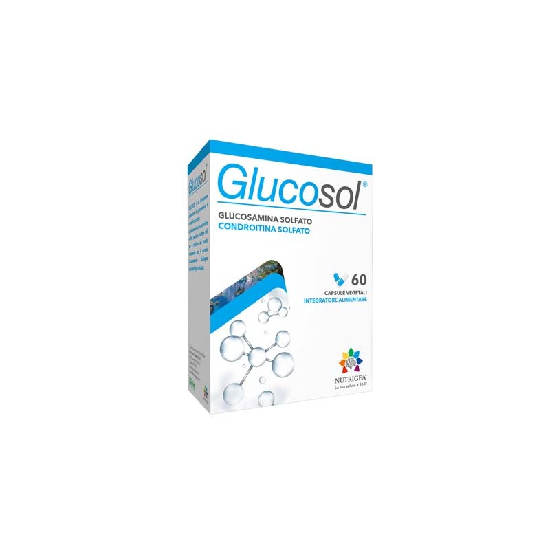 Nutrigea Glucosol 60 Capsule Vegetali - Integratori per dolori e infiammazioni - 975521333 - Nutrigea - € 19,27