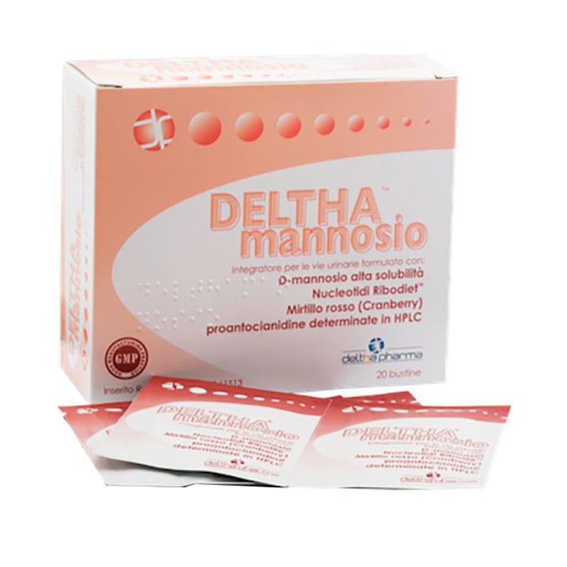 Deltha Pharma Deltha Mannosio 20 Bustine 60 G - Integratori per cistite - 923488819 - Deltha Pharma - € 22,33