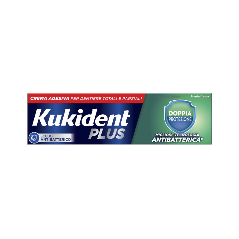 Procter & Gamble Kukident Plus Doppia Protezione Crema Adesiva Dentiere 40 G - Prodotti per dentiere ed apparecchi ortodontic...