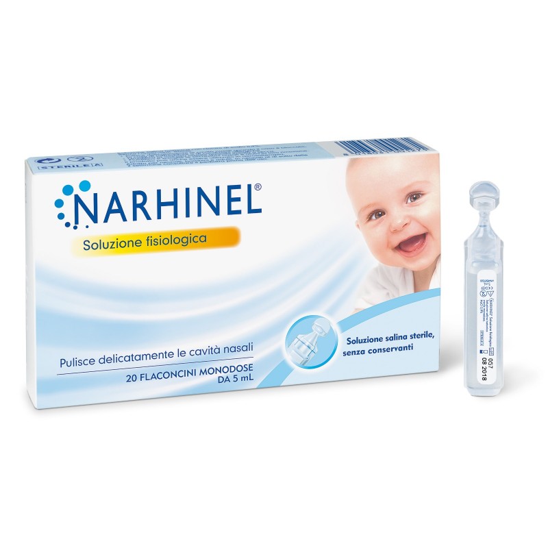 Narhinel Soluzione Fisiologica Da Nebulizzare 20 Fiale - Prodotti per la cura e igiene del naso - 903367148 - Narhinel - € 2,26