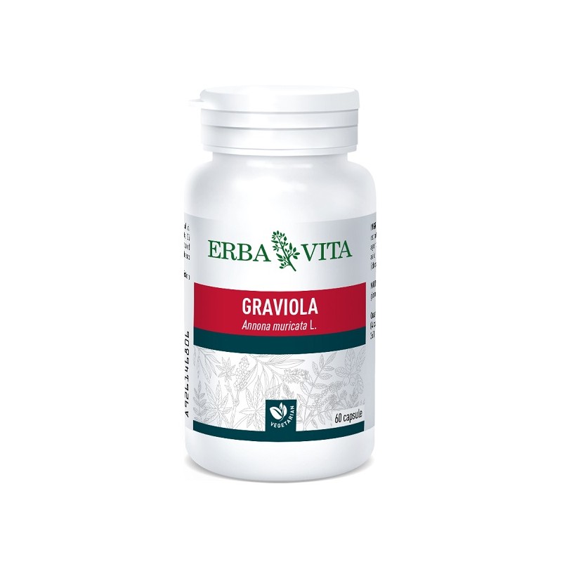 Erba Vita Graviola Integratore Per Flora Intestinale 60 Capsule Erba Vita - 1