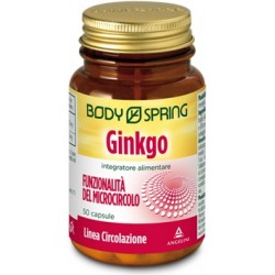 Angelini Body Spring Ginkgo Biloba 50 Capsule - Circolazione e pressione sanguigna - 902998739 - Angelini