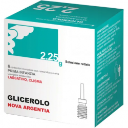 Nova Argentia Glicerolo Soluzione Rettale Prima Infanzia 6 Monodose - Farmaci per stitichezza e lassativi - 030512103 - Nova ...