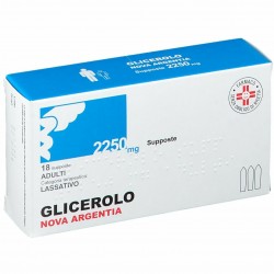 Nova Argentia Glicerolo 2250 mg Adulti 18 Supposte - Farmaci per stitichezza e lassativi - 030512089 - Nova Argentia - € 2,11