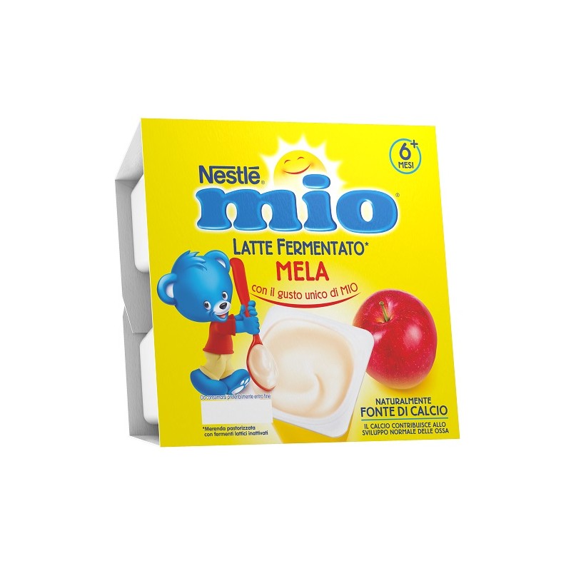 Nestle' Italiana Mio Merenda Latte Fermentato Mela 4 Pezzi Da 100 G - Alimentazione e integratori - 947254835 - Nestle' Itali...