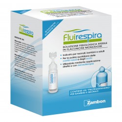 Zambon Fluirespira Soluzione Fisiologica Sterile 30 Flaconcini Monodose - Prodotti per la cura e igiene del naso - 938915600 ...