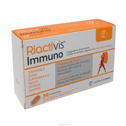 Farmac-zabban Riactivis Immuno 30 Compresse - Integratori per difese immunitarie - 980506671 - Farmac-Zabban - € 13,65