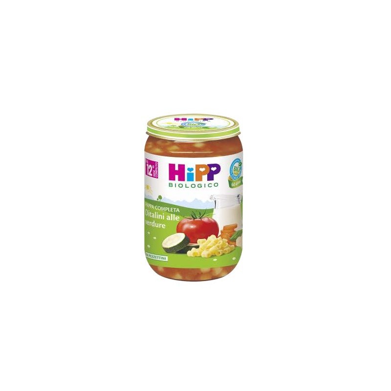 Hipp Italia Hipp Bio Ditalini Alle Verdure 250 G - Alimentazione e integratori - 972596795 - Hipp - € 4,38