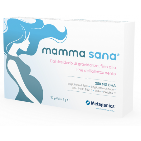 Mamma Sana Integratore per Gravidanza 30 Capsule Metagenics - 1 Mamma Sana Integratore per Gravidanza 30 Capsule Metagenics - 1