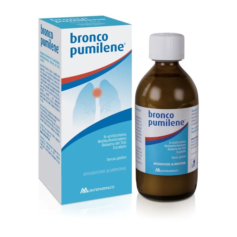 Montefarmaco Otc Broncopumilene Sciroppo Per Tosse Grassa 200 Ml - Integratori per apparato respiratorio - 938222128 - Pumile...