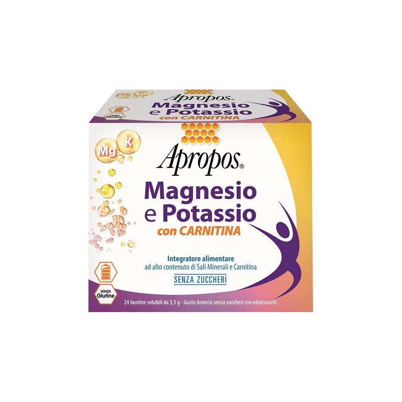 Desa Pharma Apropos Magnesio Potassio Carnitina 24 Bustine Apropos - 1