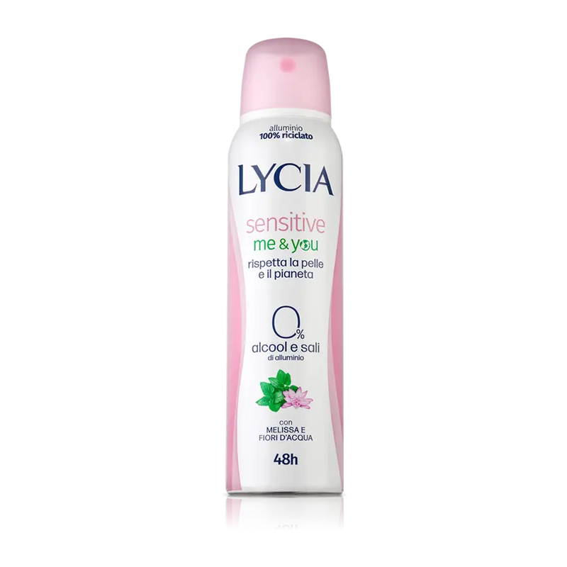 Lycia Deodorante Spray Sensitive Me & You 150 Ml - Deodoranti per il corpo - 984557975 - Lycia - € 3,28
