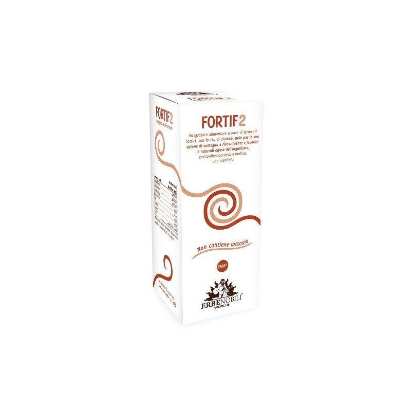 Erbenobili Fortif2 30 Capsule - Integratori di fermenti lattici - 973623857 - Erbenobili - € 15,69