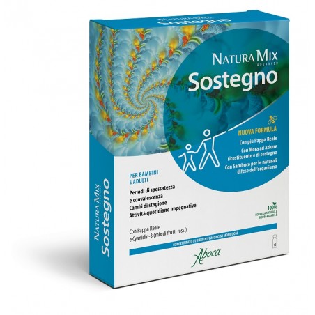 Aboca Natura Mix Advanced Sostegno 10 Flaconcini Da 15 Ml Aboca - 1 Aboca Natura Mix Advanced Sostegno 10 Flaconcini Da 15 Ml Aboca - 1