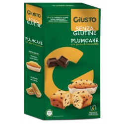 Farmafood Giusto Senza Glutine Plumcake Con Gocce Di Cioccolato 160 G - Alimenti senza glutine - 984807483 - Giusto - € 3,76