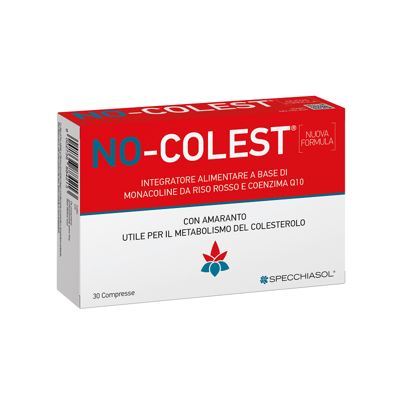 Specchiasol No-Colest Integratore Controllo Colesterolo 30 Compresse - Integratori per il cuore e colesterolo - 984781981 - S...