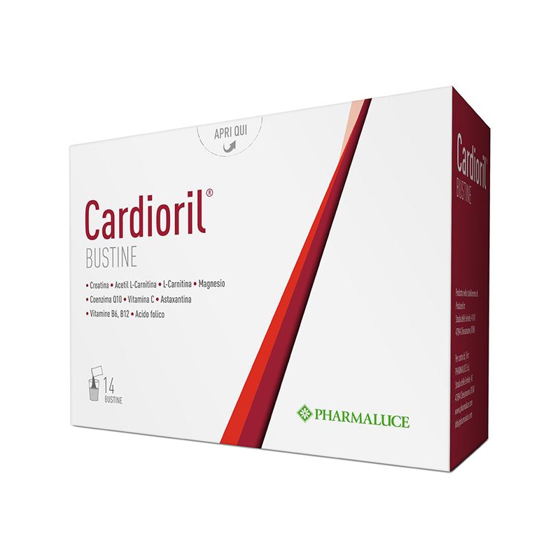 Pharmaluce Cardioril 14 Bustine - Integratori per il cuore e colesterolo - 939779930 - Pharmaluce - € 14,89