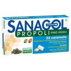 Sanagol Propoli Pino Mugo 24 Caramelle - Medicina naturale - 913444028 - Sanagol - € 4,66