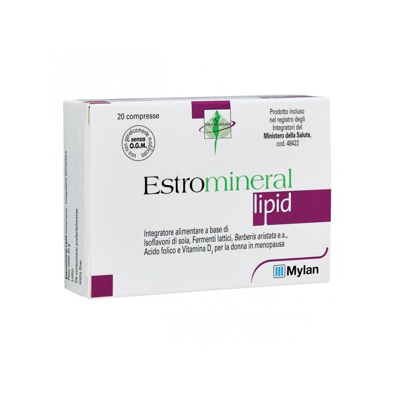 Estromineral Lipid Controllo Del Colesterolo 20 Compresse - Integratori per il cuore e colesterolo - 939890758 - Estromineral...