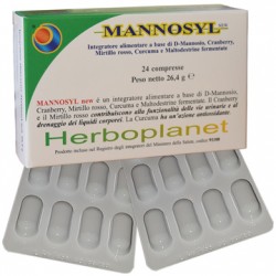 Herboplanet Mannosyl New 24 Compresse - Integratori per apparato uro-genitale e ginecologico - 975430962 - Herboplanet - € 21,75